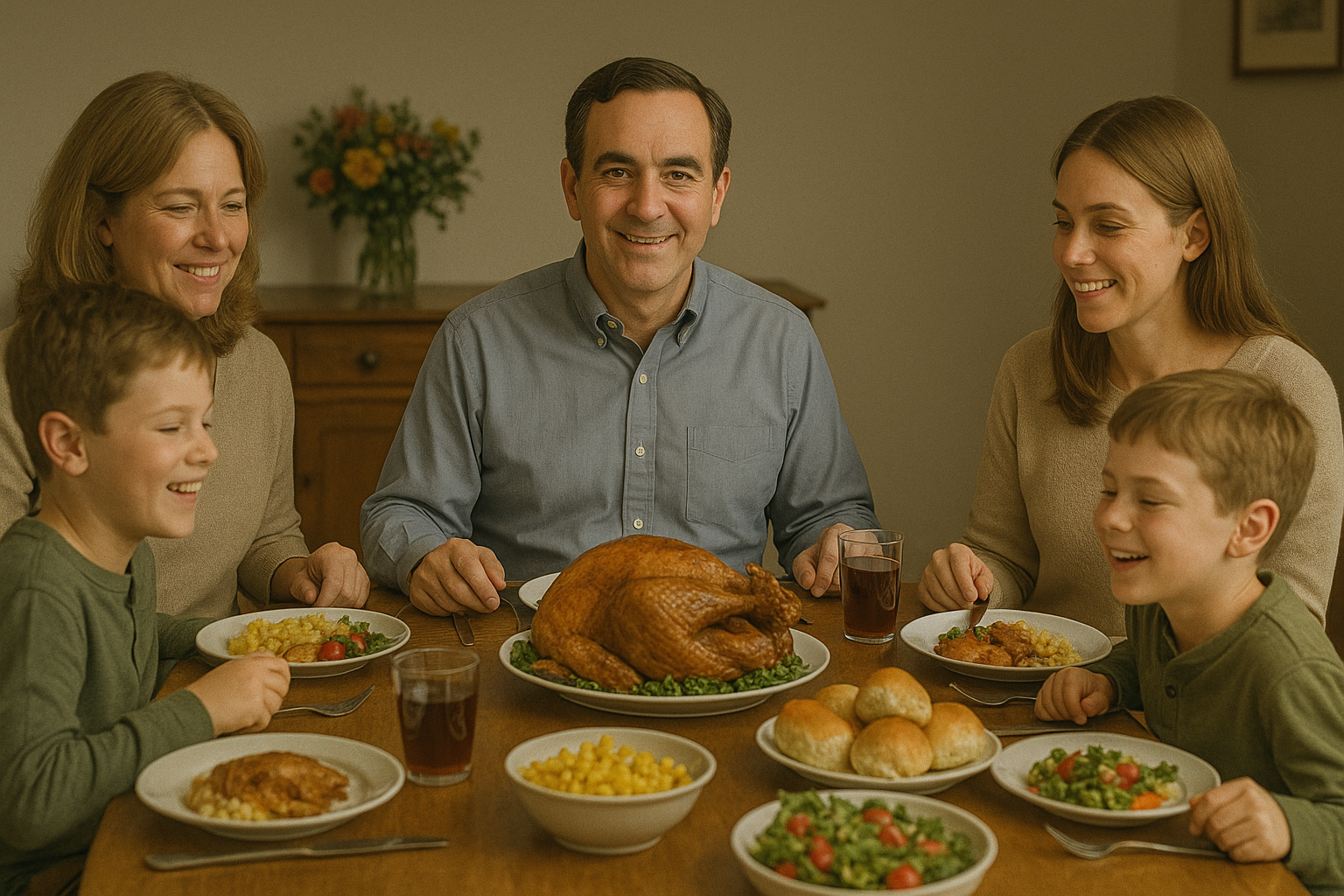 Comida familiar con Don José